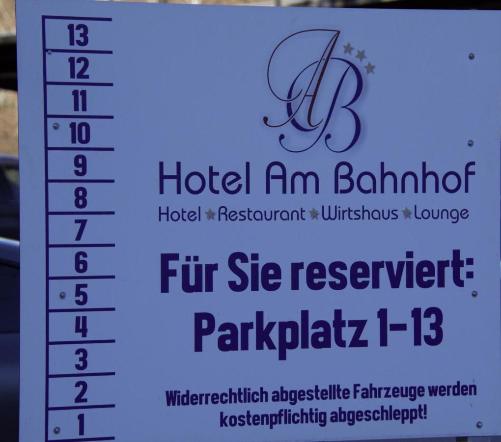 Hotel Am Bahnhof Weilburg Exterior foto